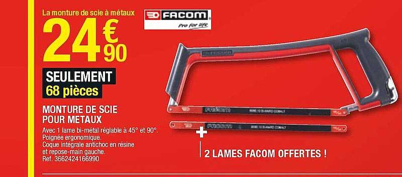 monture de scie pour métaux facom