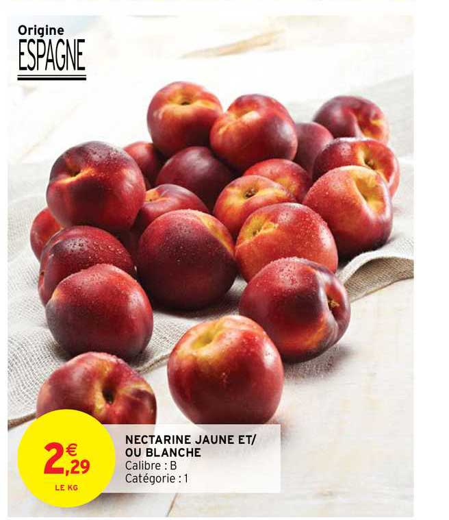nectarine jaune et-ou blanche