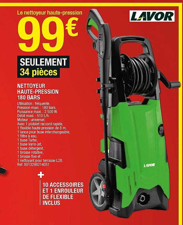 nettoyeur haute-pression 180 bars lavor