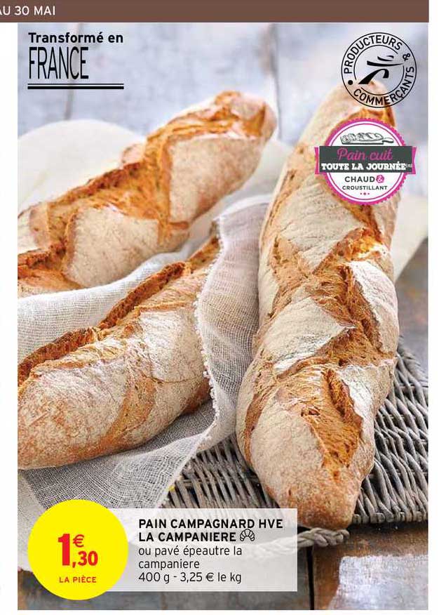 pain campagnard hve la campanière