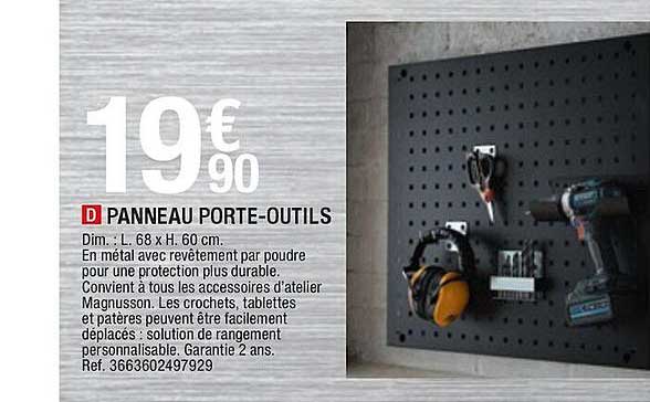 panneau porte-outils