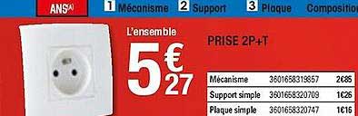 prise 2p+t