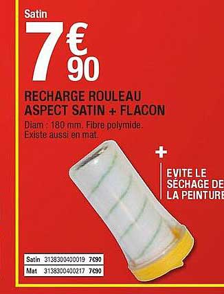 recharge rouleau aspect satin + flacon