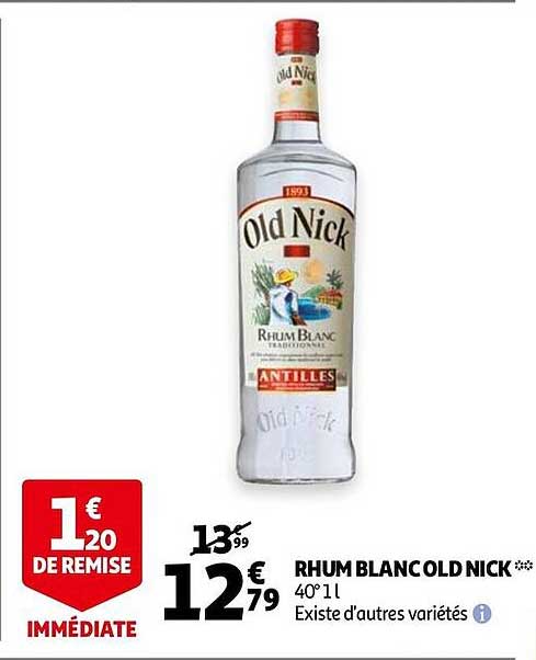 rhum blanc old nick