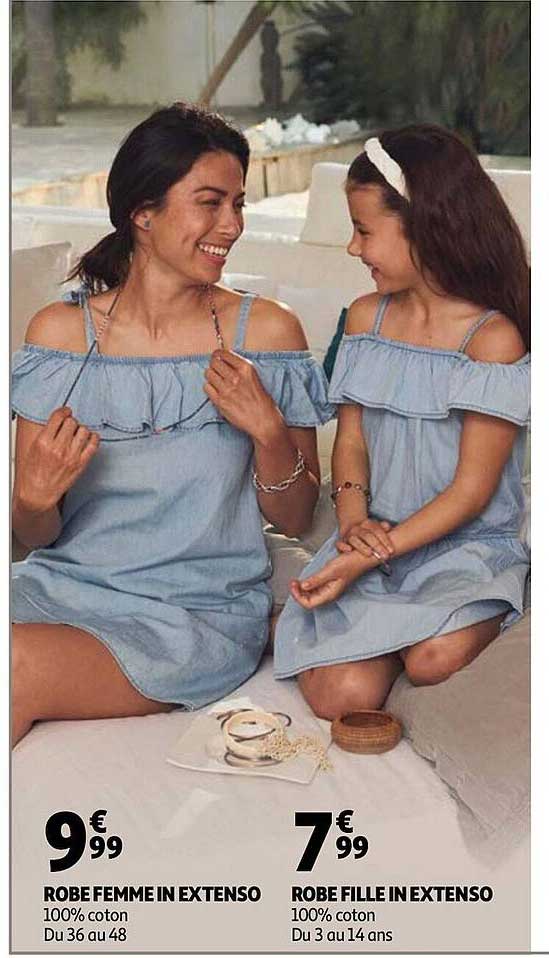 Robe Femme In Extenso, Robe Fille In Extenso