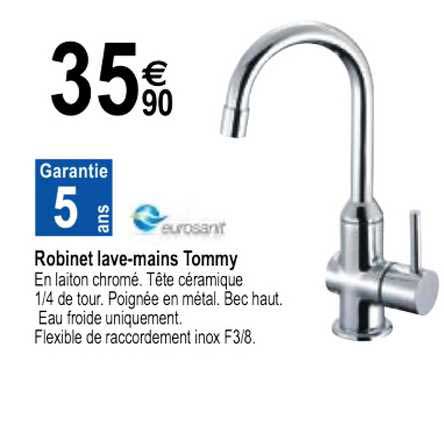 robinet lave-mains tommy