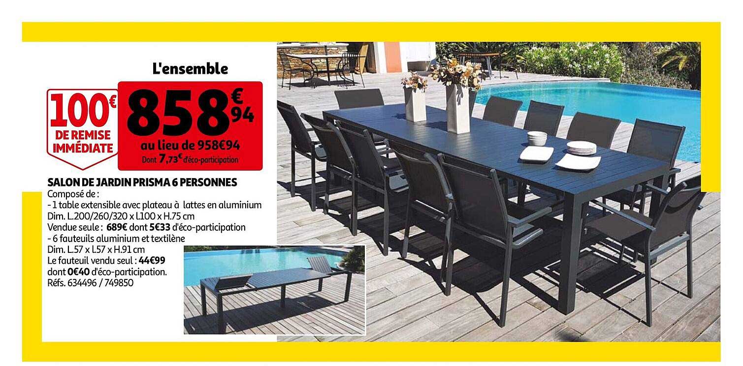 salon de jardin prisma 6 personnes