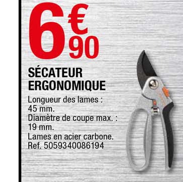 Sécateur Ergonomique