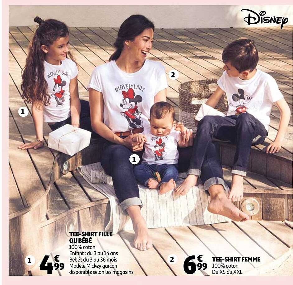 tee-shirt fille ou bébé, tee-shirt femme