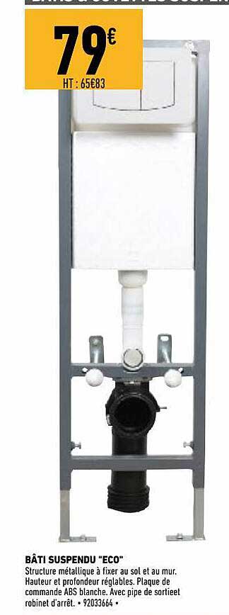 bâti suspendu "eco"