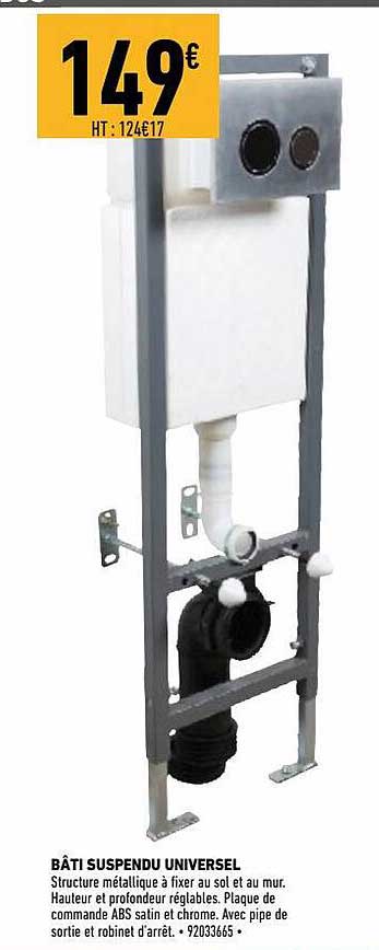 bâti suspendu universel