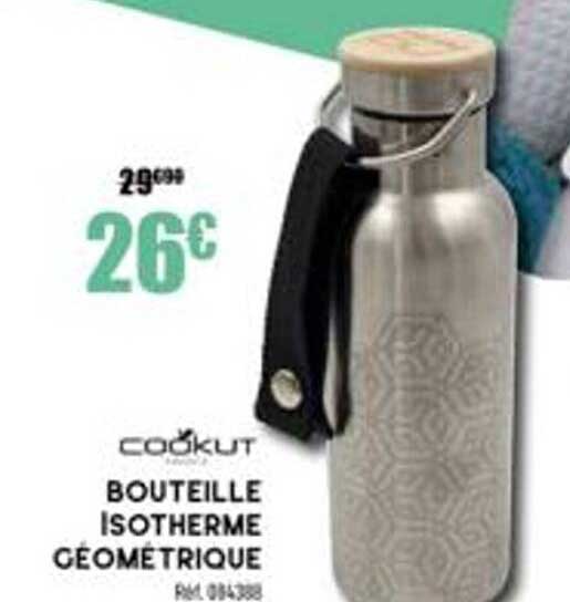 bouteille isotherme géométrique cookut
