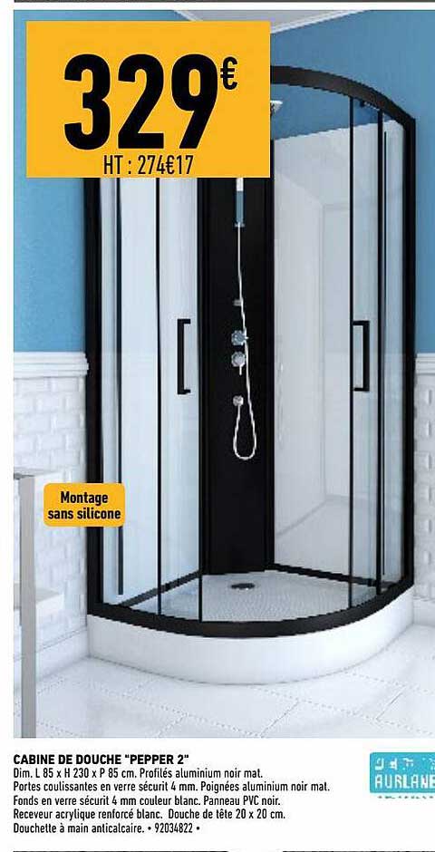 cabine de douche "pepper 2"