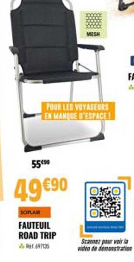 fauteuil road trip soplair