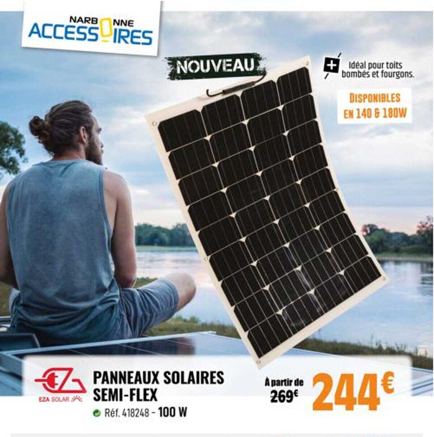 panneaux solaires semi-flex