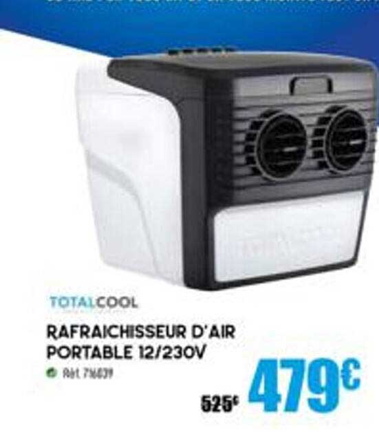 rafraîchisseur d'air portable 12-230v totalcool