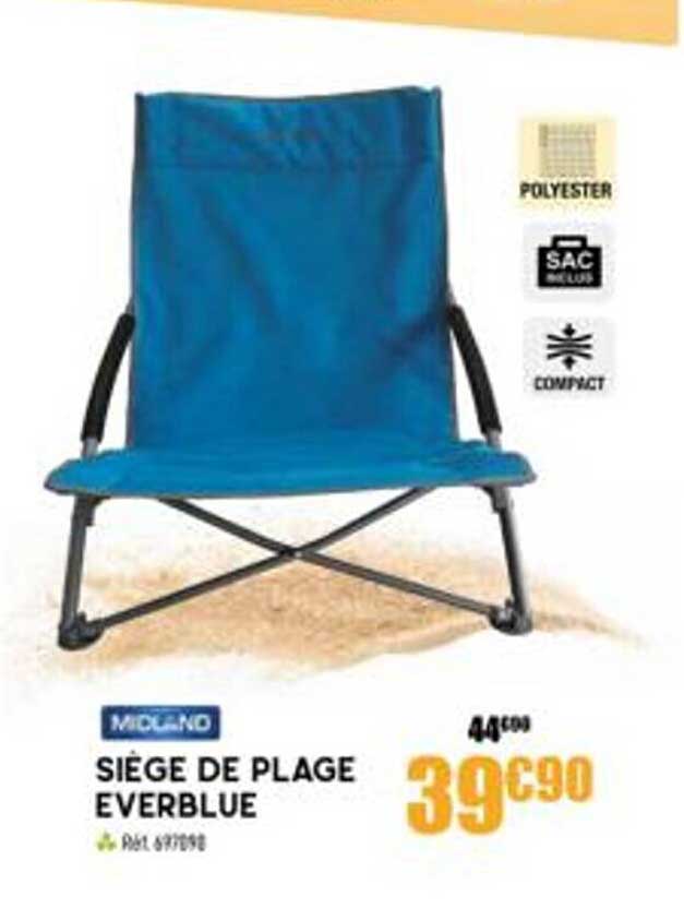 siège de plage everblue mioland