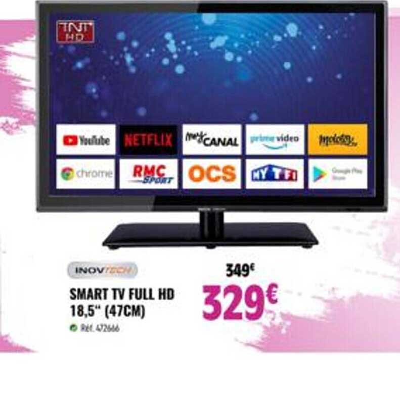 smart tv full hd 18,5" (47cm) inovtech