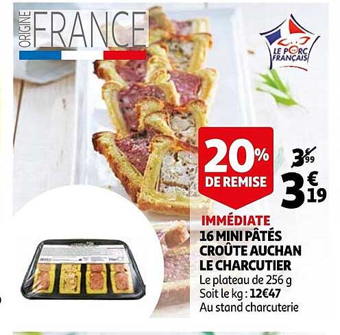 16 min pâtés croûte auchan le charcutier