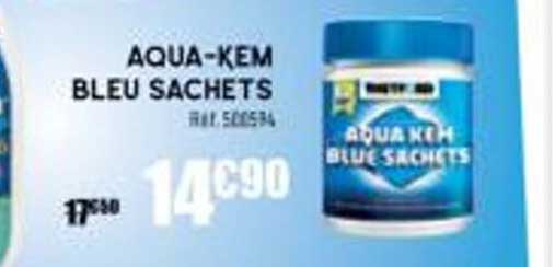 aqua-kem bleu sachets