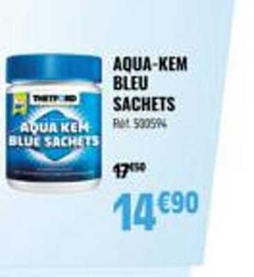 aqua-kem bleu sachets