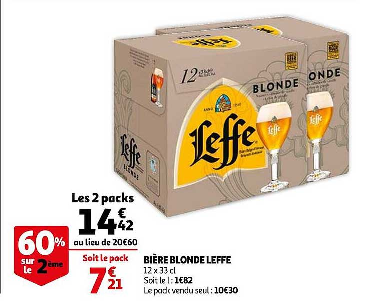 Bière Blonde Leffe