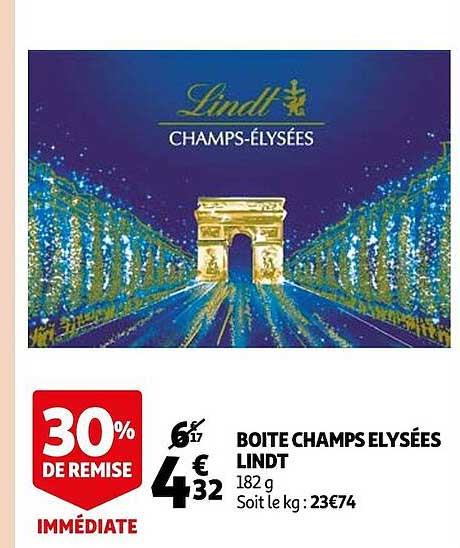 Boîte Champs élysées Lindt