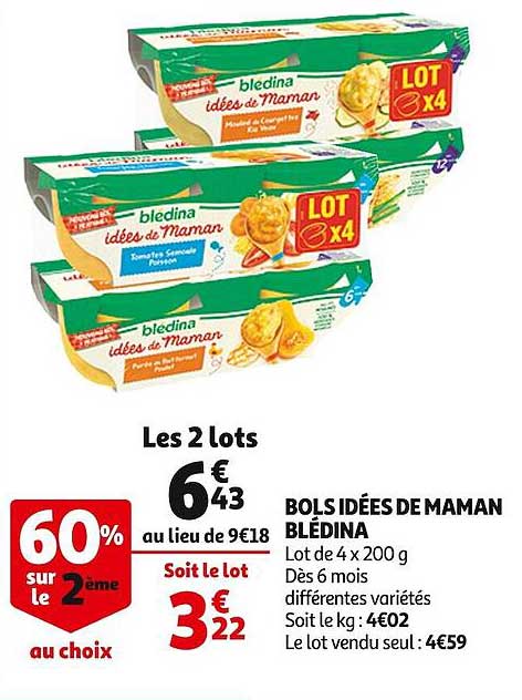 bols idées de maman blédina