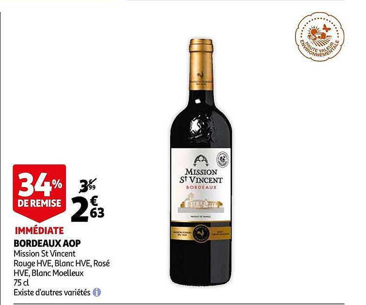 bordeaux aop mission st vincent