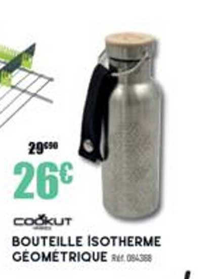 bouteille isotherme géométrique cookut