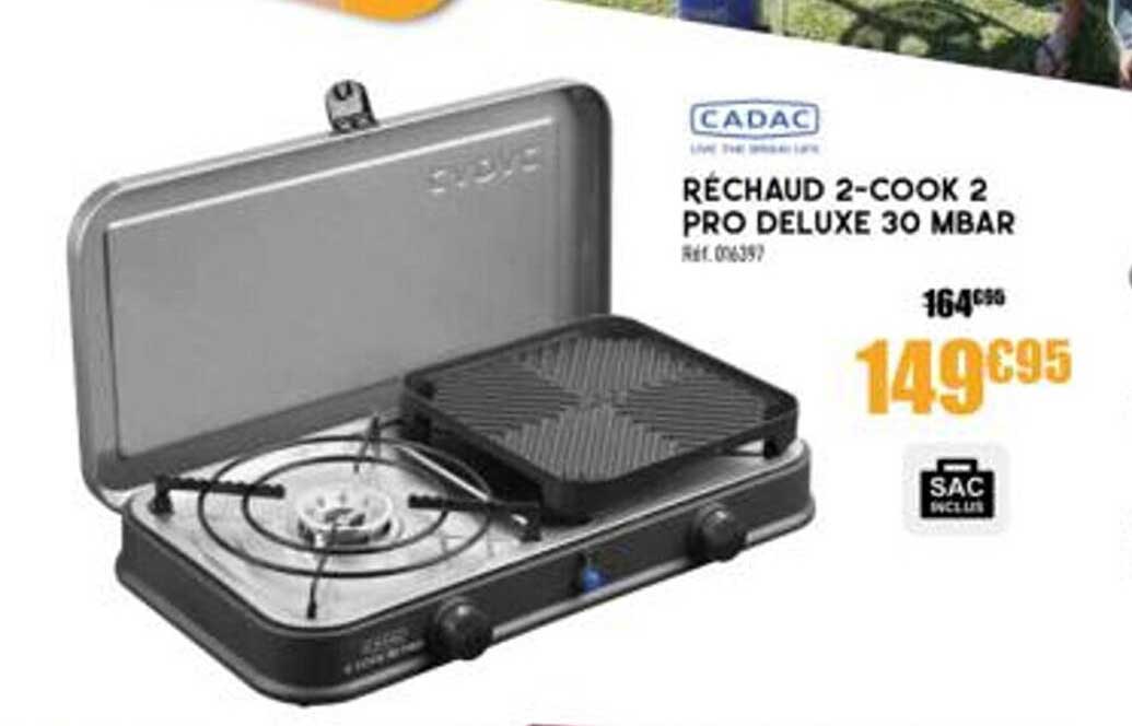 cadac réchaud 2-cook 2 pro deluxe 30 mbar