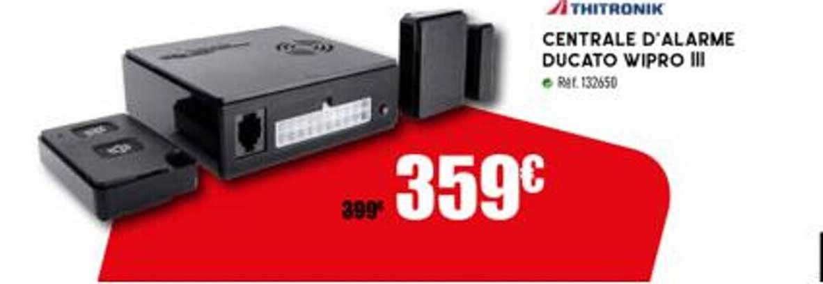 centrale d'alarme ducato wipro III thitronik