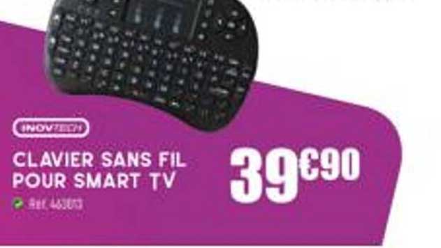 clavier sans fil pour smart tv inovtech