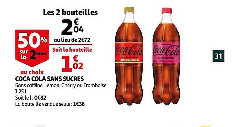 Coca Cola Sans Sucres