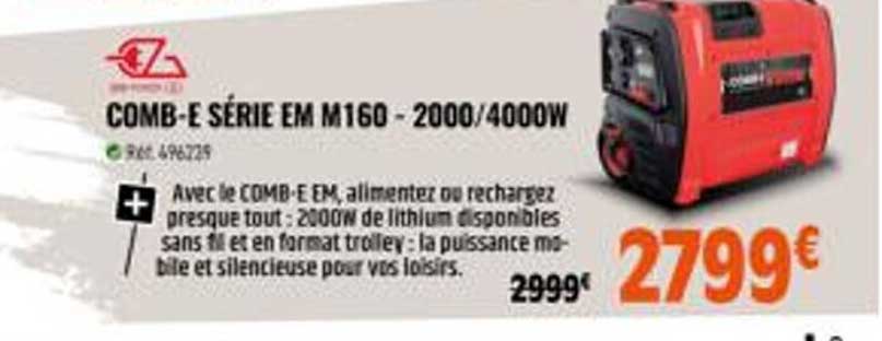 comb-e série em m160 - 2000-4000w