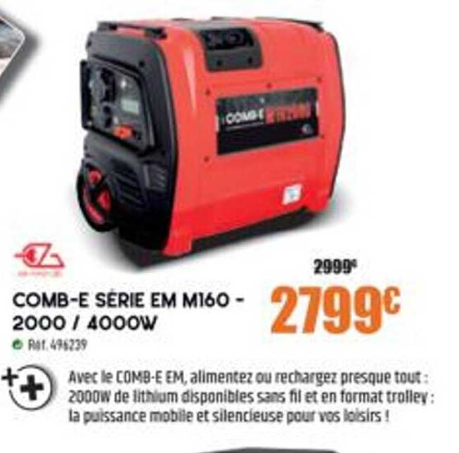 comb-e série em m160-2000-4000w