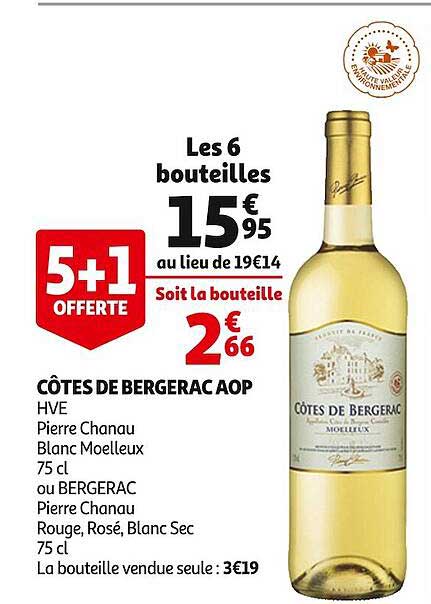 Côtes De Bergerac Aop Hve Pierre Chanau
