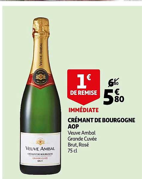 crémant de bourgogne aop veuve ambal