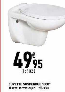 cuvette suspendue "eco"