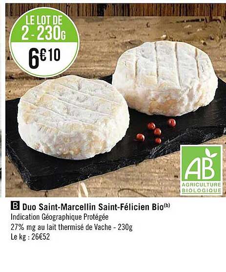 du saint-marcellin saint-félicien bio