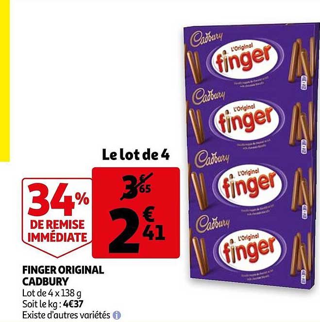finger original cadbury