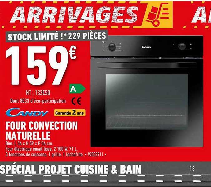 four convection naturelle candy