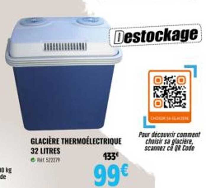 glacière thermoélectrique 32 litres