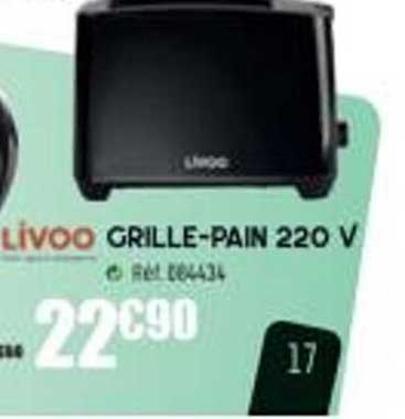 grille-pain 220 v livoo
