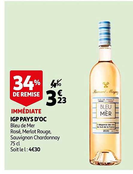 Igp Pays D'oc Bleu De Mer