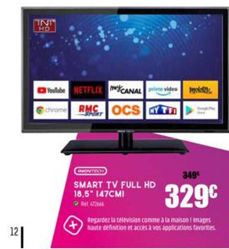 inovtech smart tv full hd 18.5" i47cmi