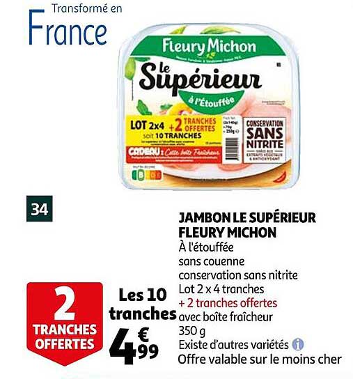 jambon le supérieur fleury michon