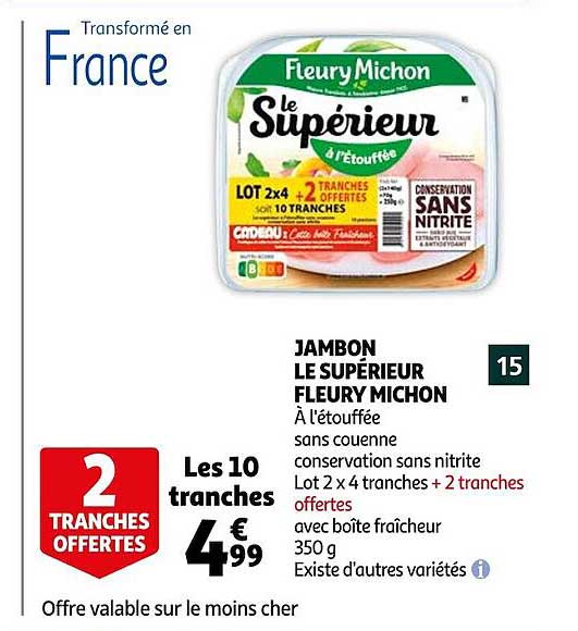jambon le supérieur fleury michon
