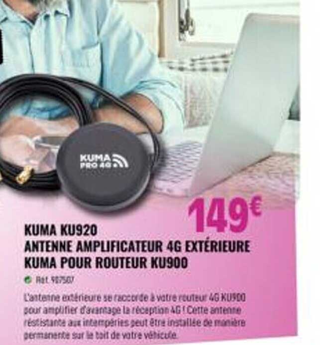 kuma ku920 antenne amplificateur 4g extérieur kuma pour routeur ku900