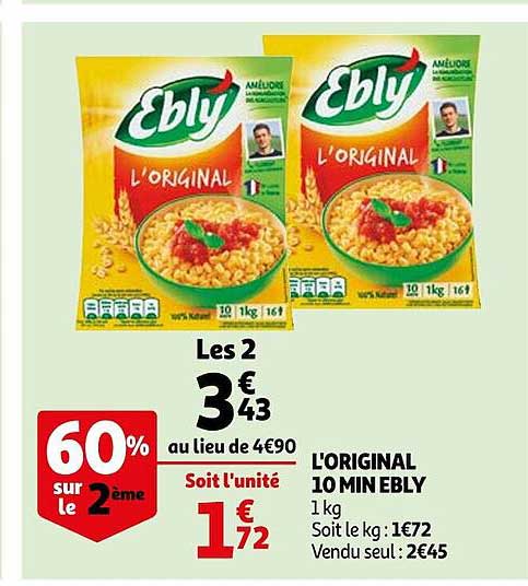 l'original 10 min ebly